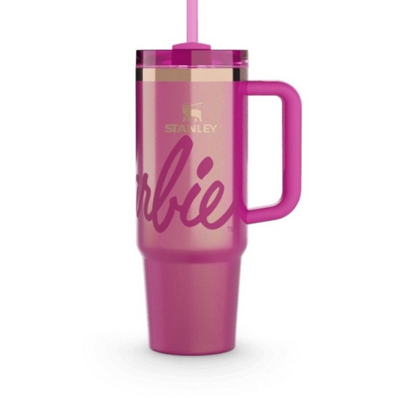 Stanley Barbie Pink Flowstate Quencher Tumbler 40oz - Picture 2 of 4